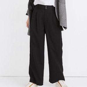 Madewell Tall Drapery Pleated Wide Leg Pants